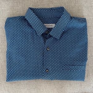 James Campbell Blue XL Short Sleeve